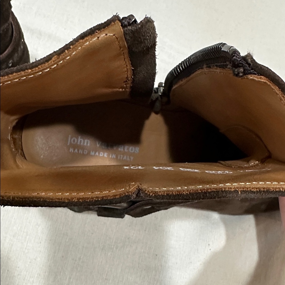 John Varvatos dark brown Eldridge harness boot - Picture 9 of 9